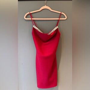 Nana Jacquline Elsie Dress in Red XS